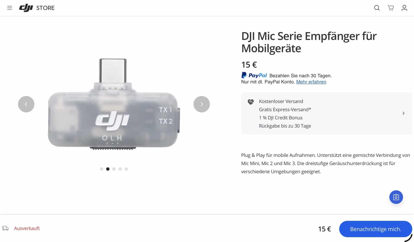 DJI's $15 Mobile Receiver Transforms Smartphone Audio—But U.S. Creators Can't Buy It