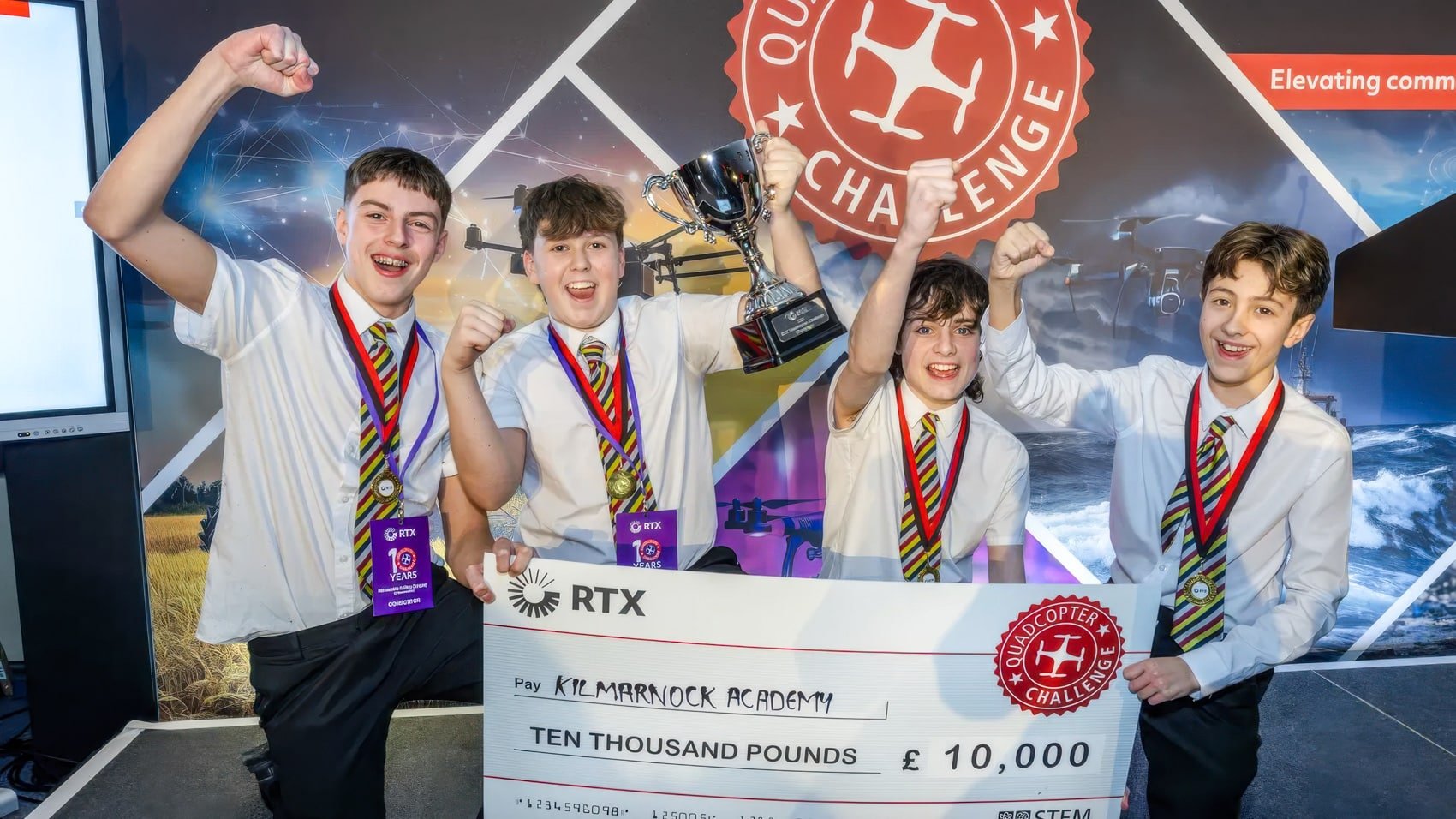 Kilmarnock Teens Claim The Rtx Drone Crown