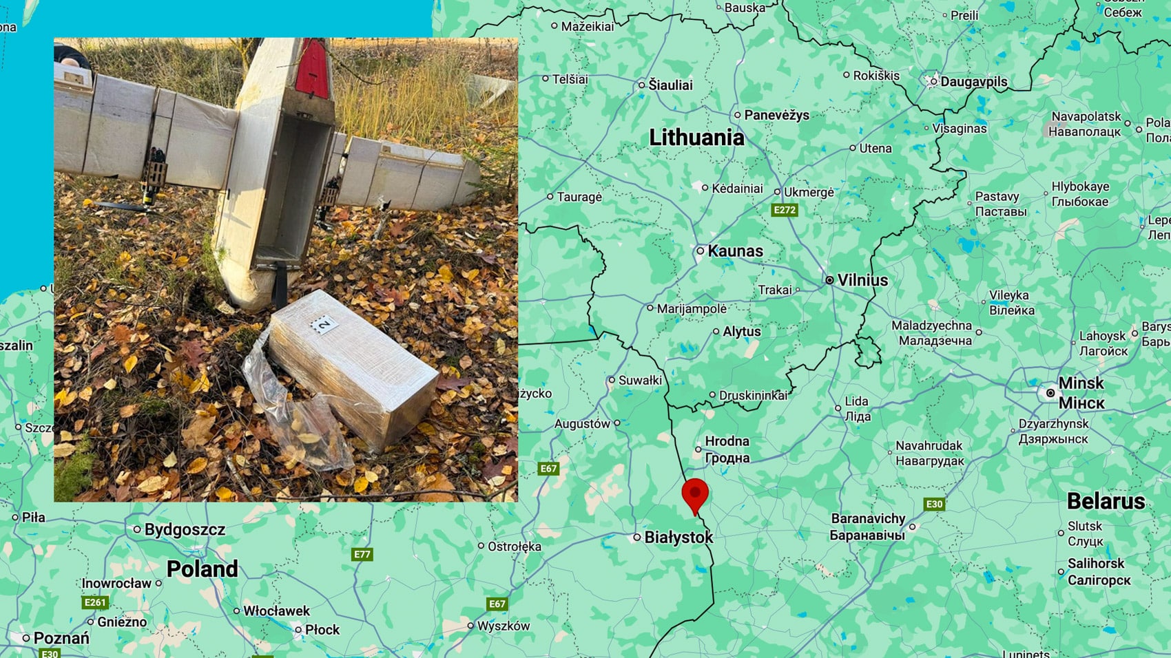 Polish Border Guards Seize Drone Smuggling Hundreds Of Cigarette Packs From Belarus