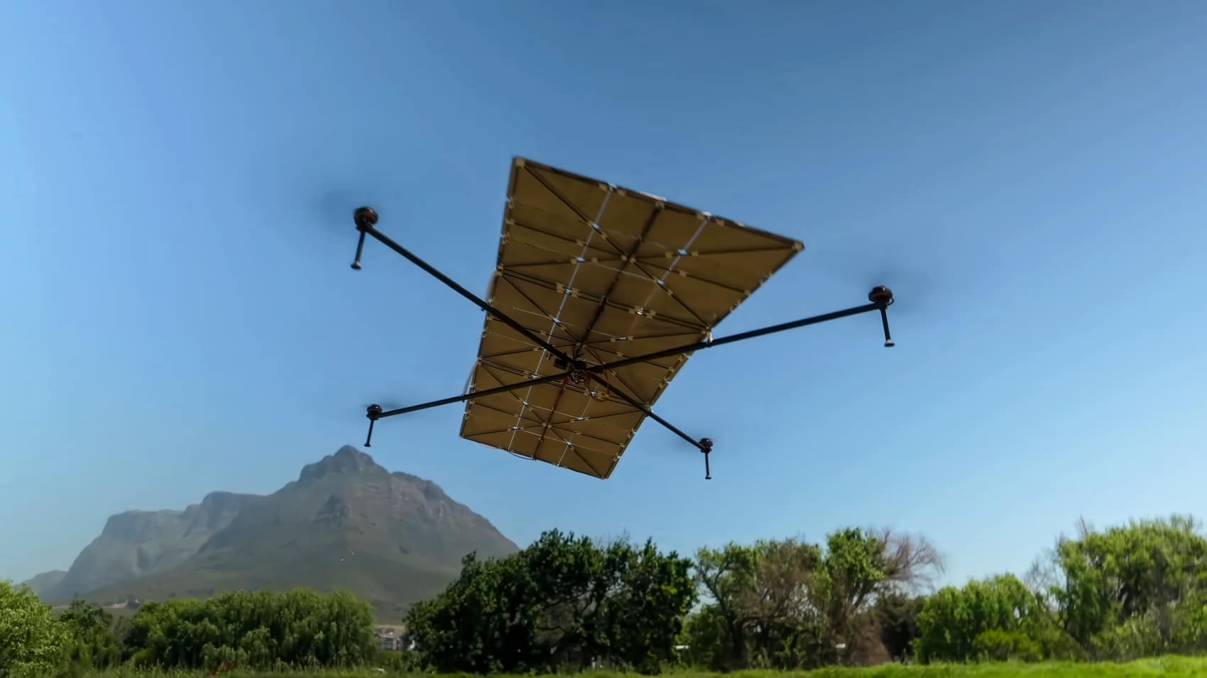 Battery-Free Drone Designed to Fly as Long as the Sun Shines