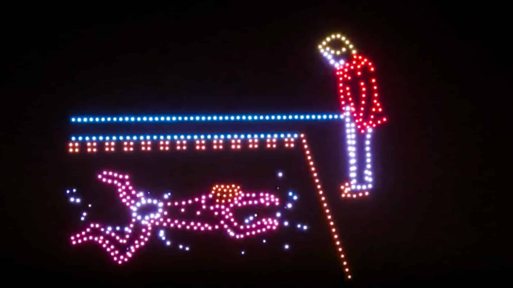 Drone Show Brings David Hockney’s Art To The Sky Above Bradford