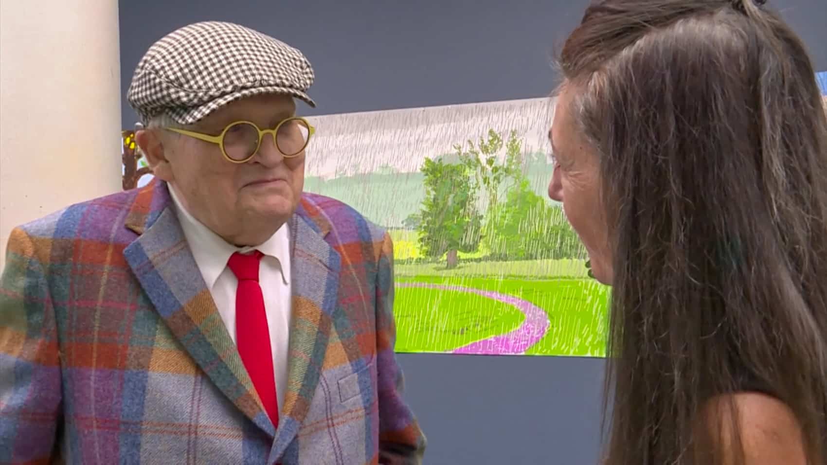 Drone Show Brings David Hockney’s Art To The Sky Above Bradford