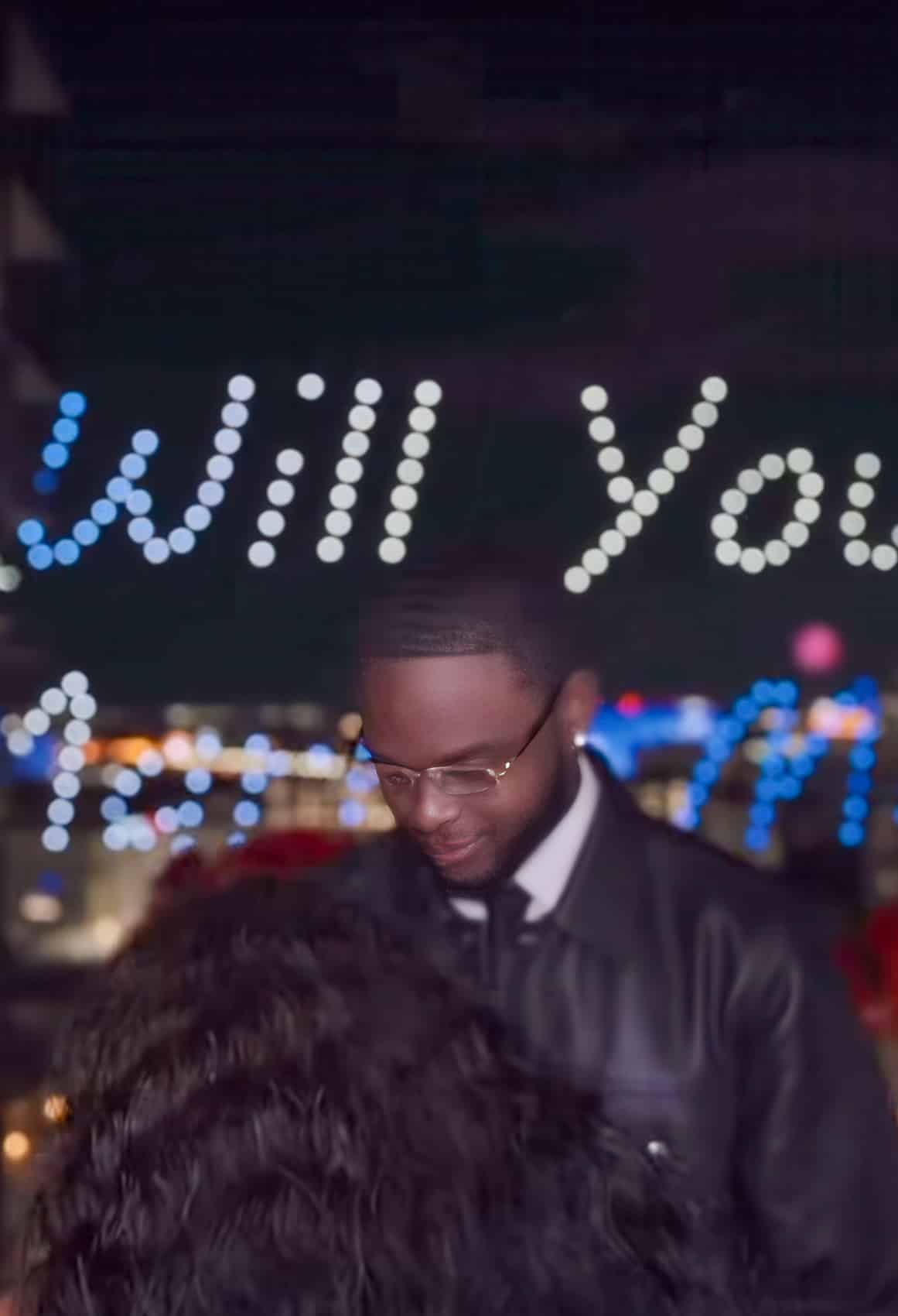 Dallas Proposal Lights Up The Sky With Drone Spectacle