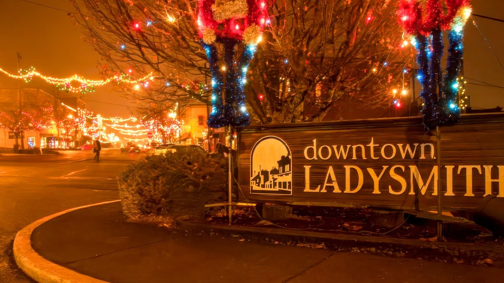 Drones Replace Fireworks At Ladysmith Light Up