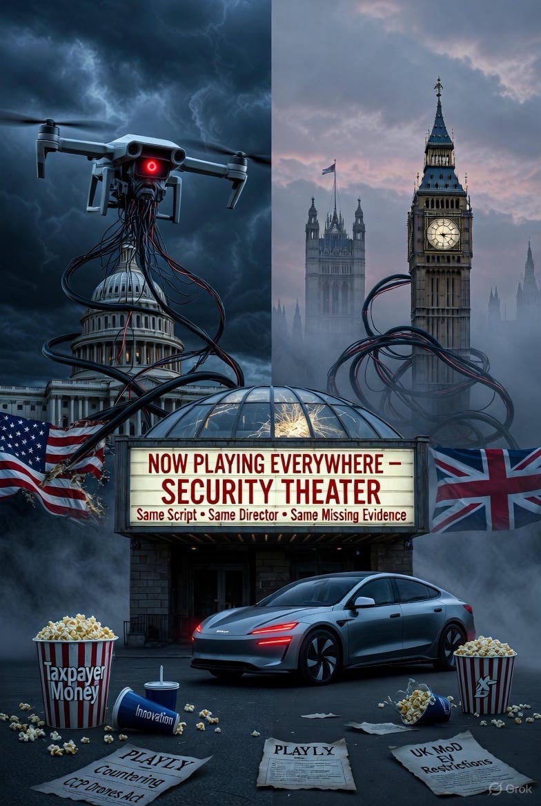 Uk’s Chinese Ev Ban Mirrors America’s Dji Drone Crackdown. Western Security Theater Goes Global 2