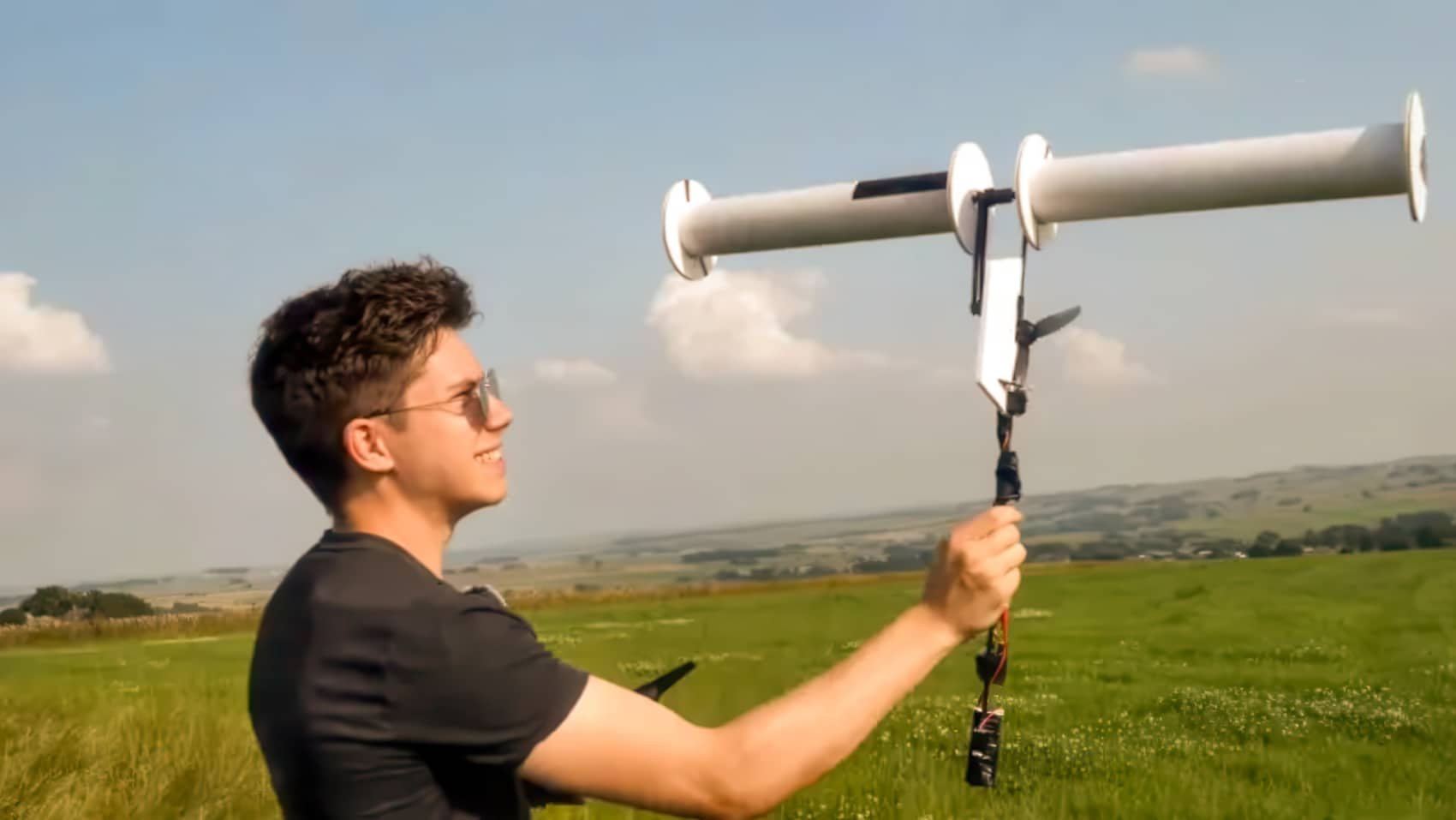 Magnus Effect Drone Looks Like It Should Not Fly