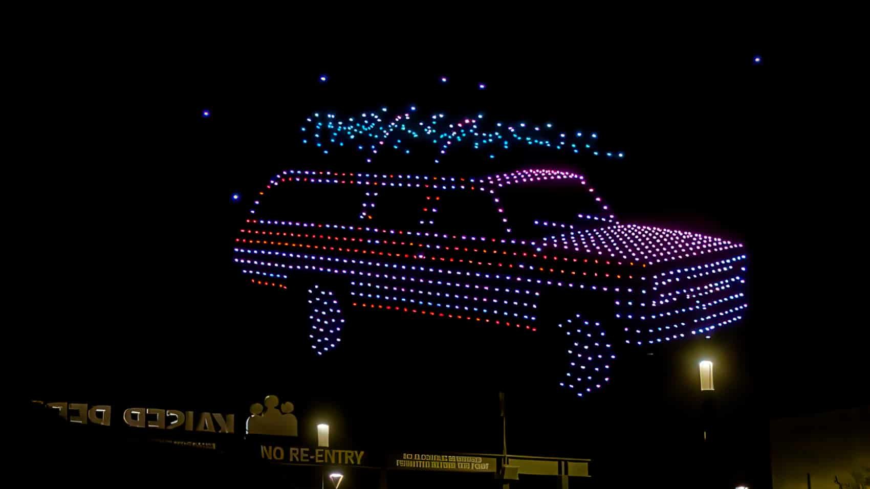 Chevy Lights Up Piedmont Park With 1,000 Holiday Drones