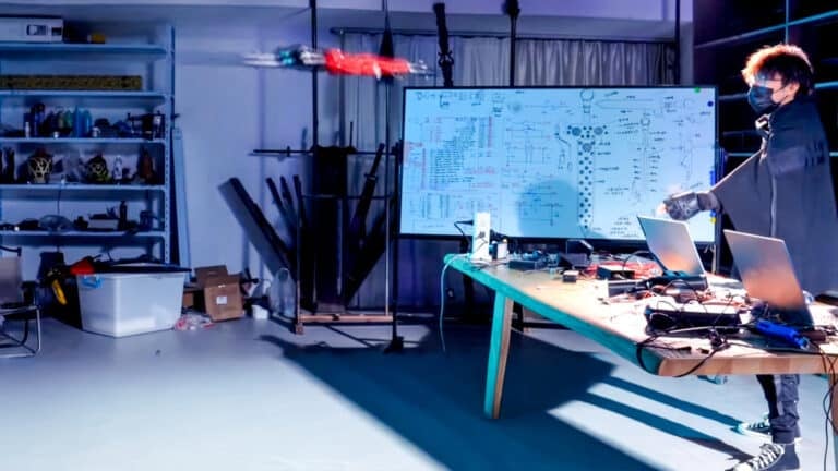 Chinese Man Sends Flying Swords Into The Sky