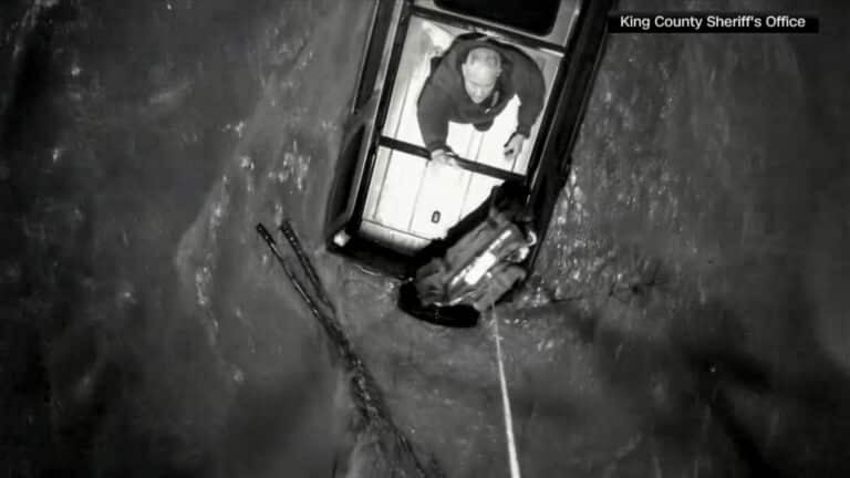 Drone Brings Lifesaving Gear To Man Trapped By Flood