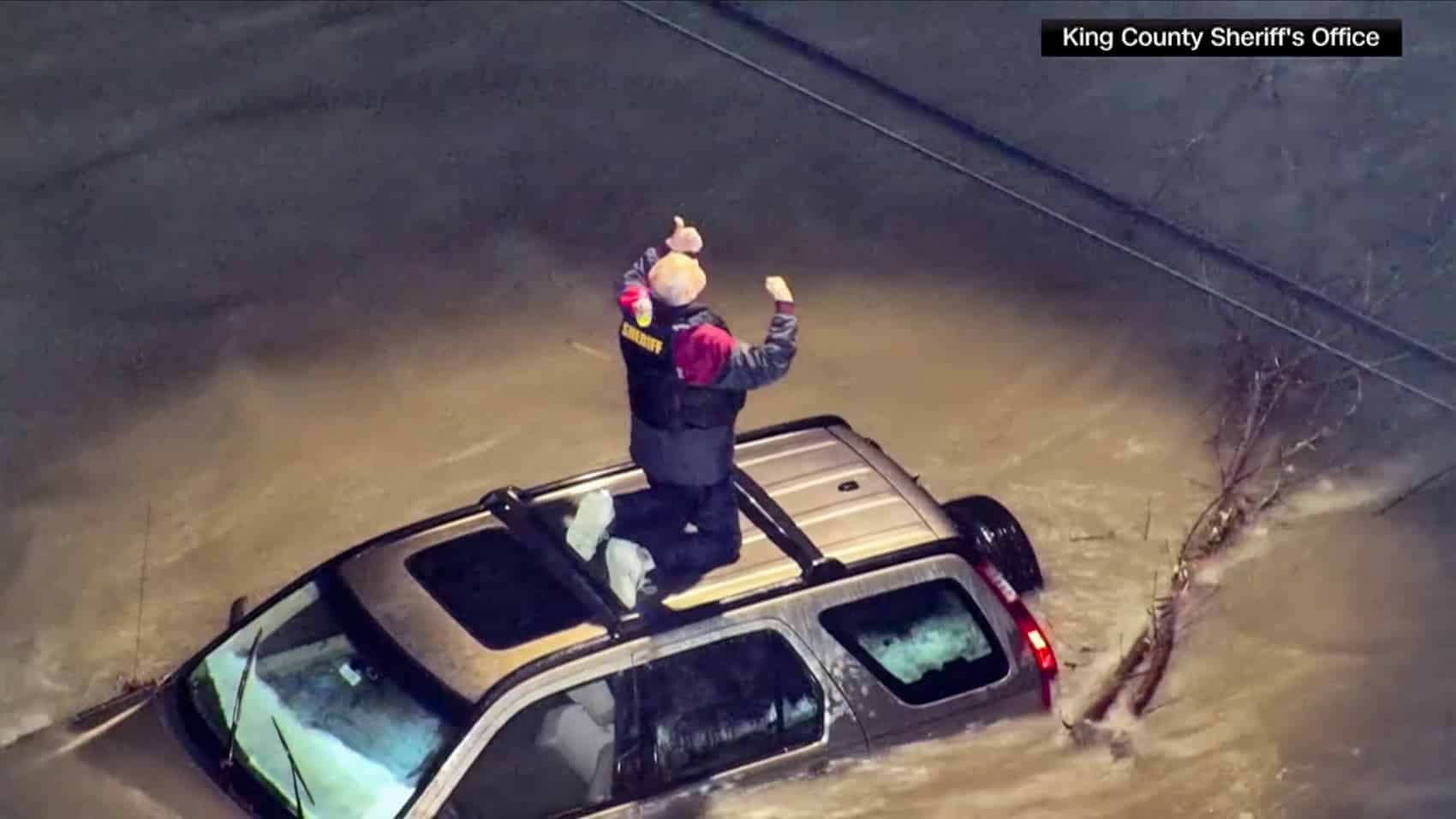 Drone Brings Lifesaving Gear To Man Trapped By Flood