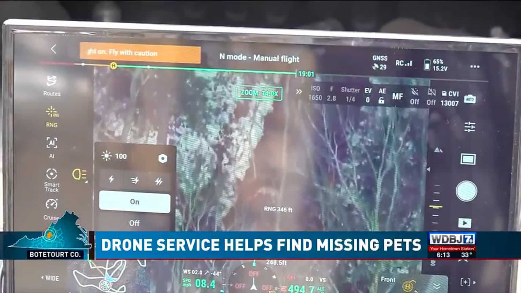 Drones Help Find Lost Pets In Virginia Mountains