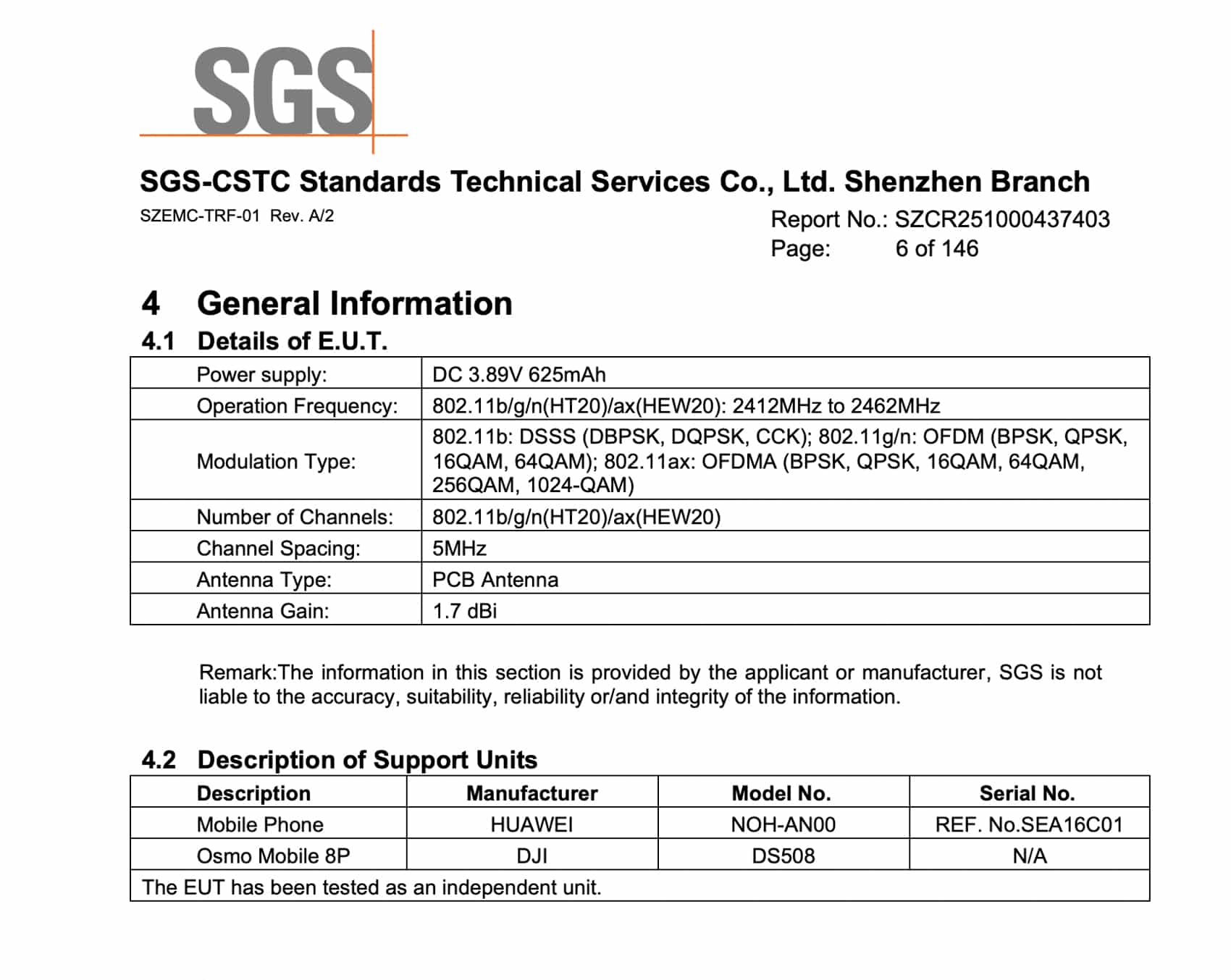 Dji Osmo Frametap Appears In Fcc Filing