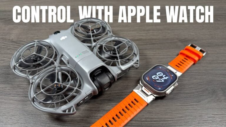 We Got A Really Interesting Firmware Update For The Dji Neo 2 That Allows Us To Control It With Our Apple Watch. According To The Release Notes