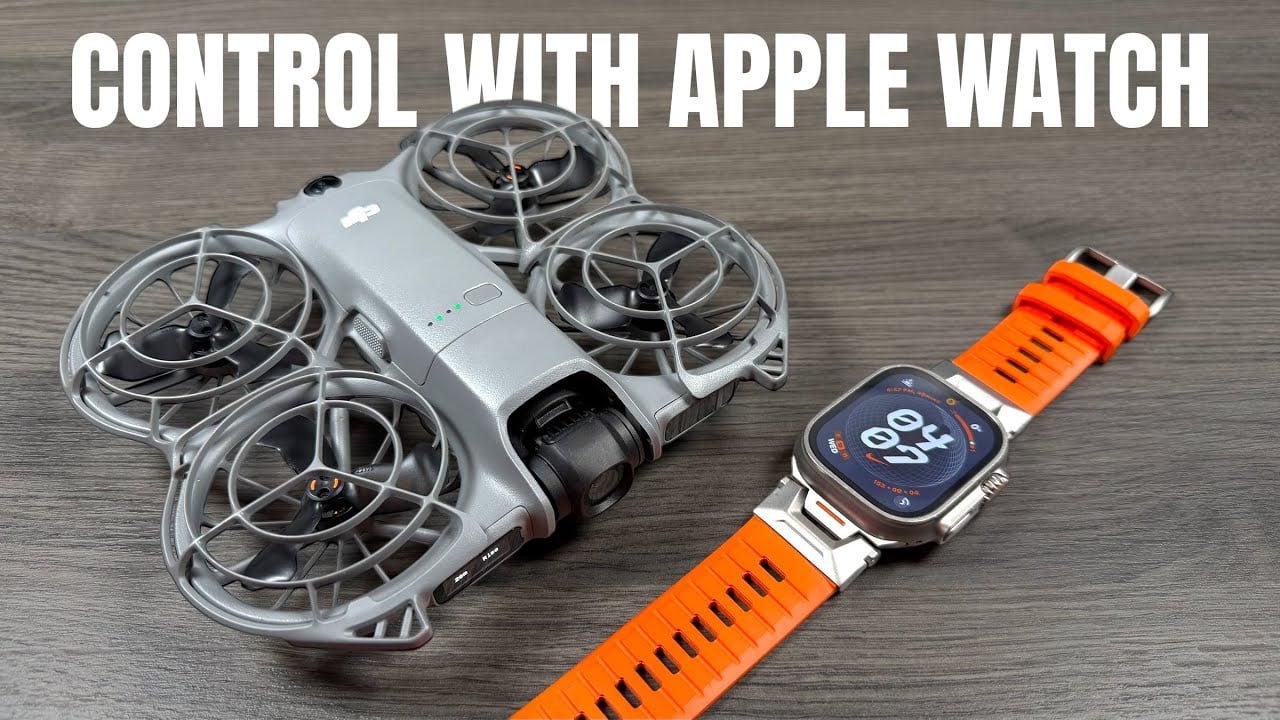 We Got A Really Interesting Firmware Update For The Dji Neo 2 That Allows Us To Control It With Our Apple Watch. According To The Release Notes