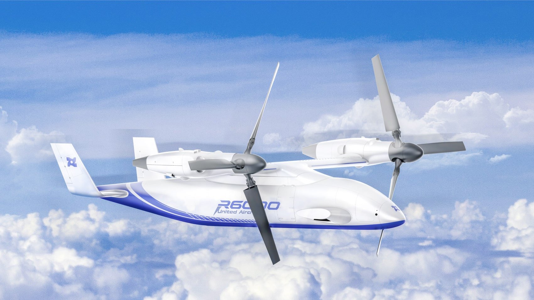 China Flies 6-Ton Tiltrotor Cargo Drone R6000
