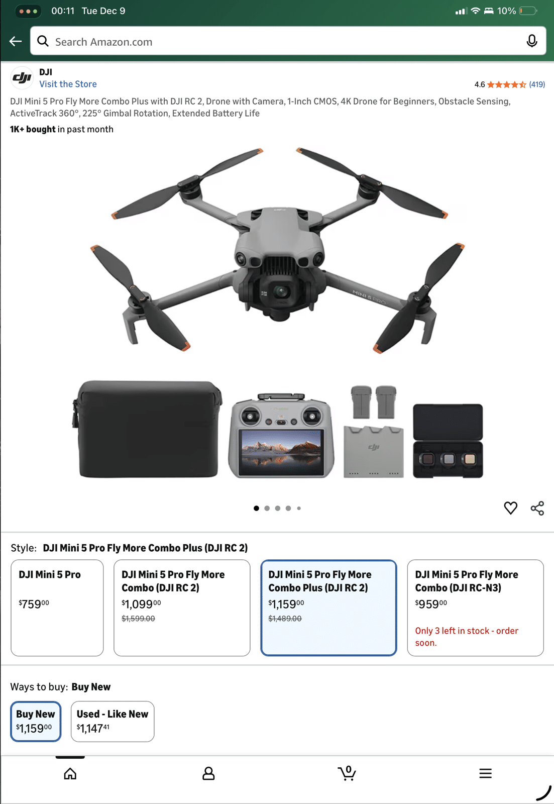 DJI Mini 5 Pro on Amazon: 14 Days Left to Buy Before December 23 Deadline