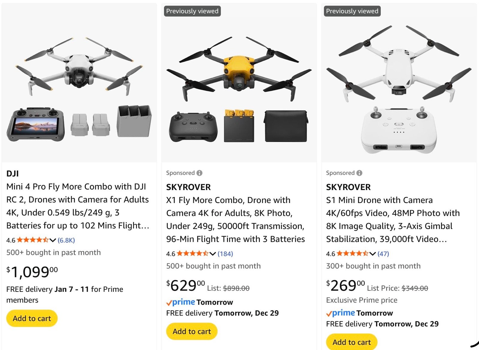 Skyrover X1 Vs Dji Mini 4 Pro: Pro-Level Specs At Nearly Half The Price