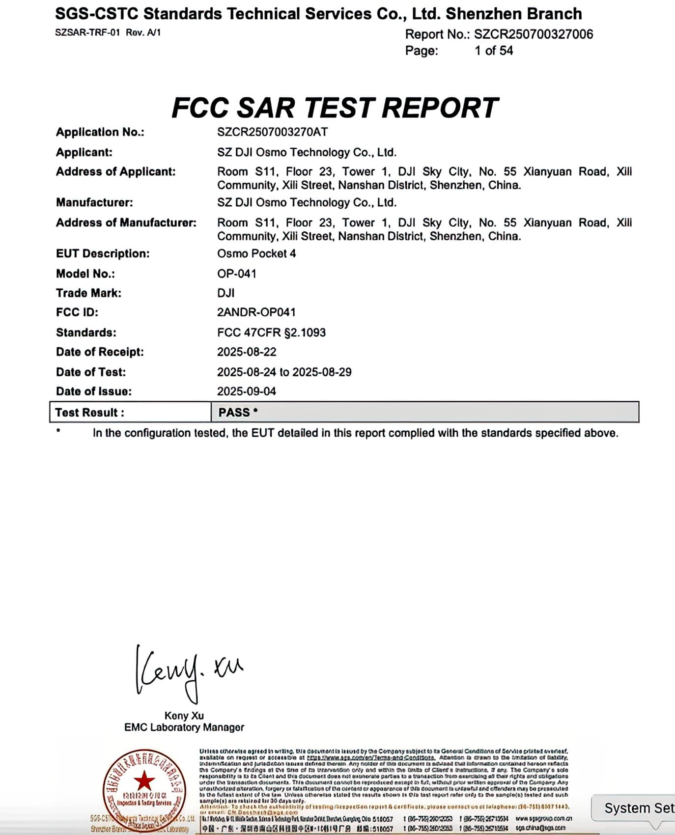 Dji Osmo Pocket 4 Fcc Leak Reveals The Hard Numbers