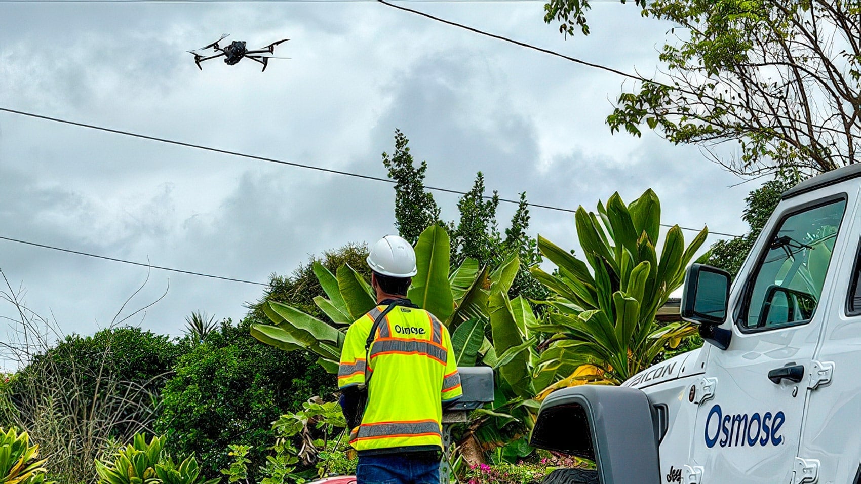 Hawaiian Electric Uses Drones To Install Bird Diverters