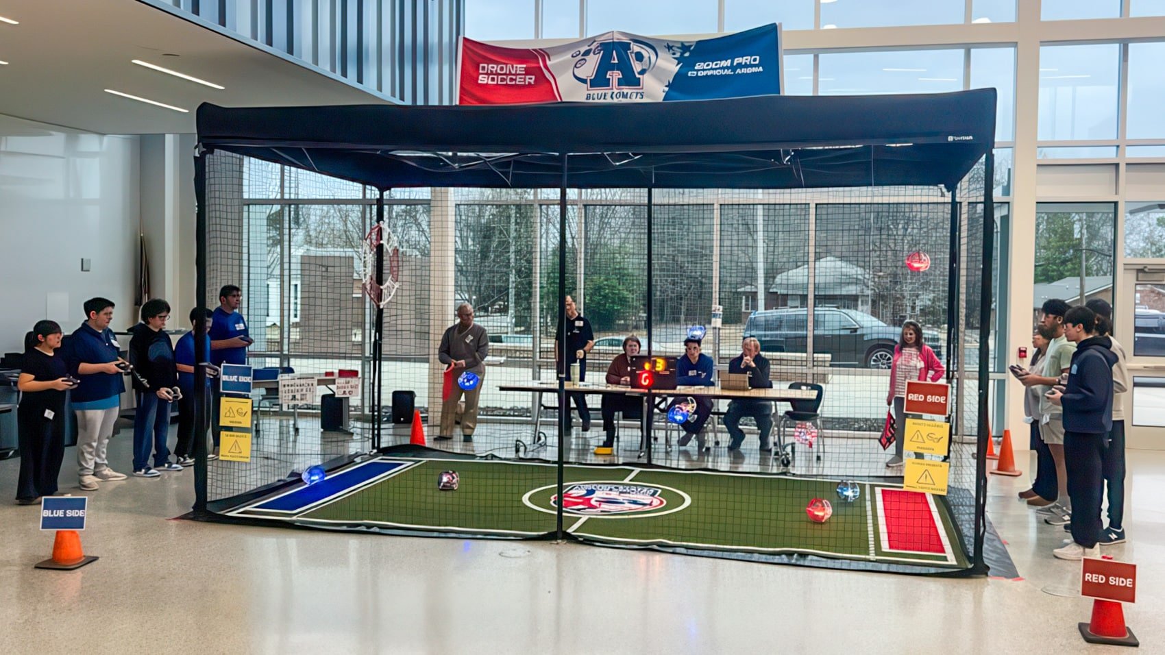 Asheboro High School Builds A Stem Powerhouse With Drone Soccer