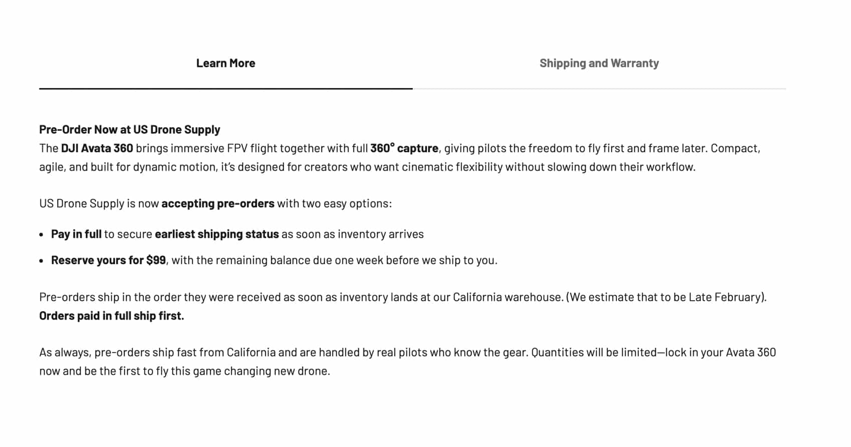 Dji Avata 360 Preorders Are Live, But Buyers Should Read The Fine Print