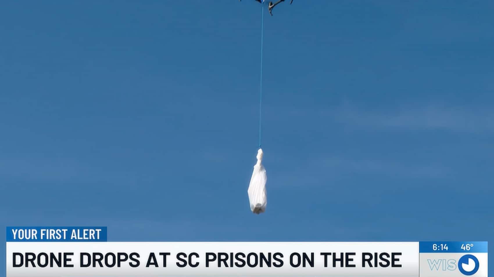 Prison Drone Drops Turn Night Skies Into Smuggling Lanes