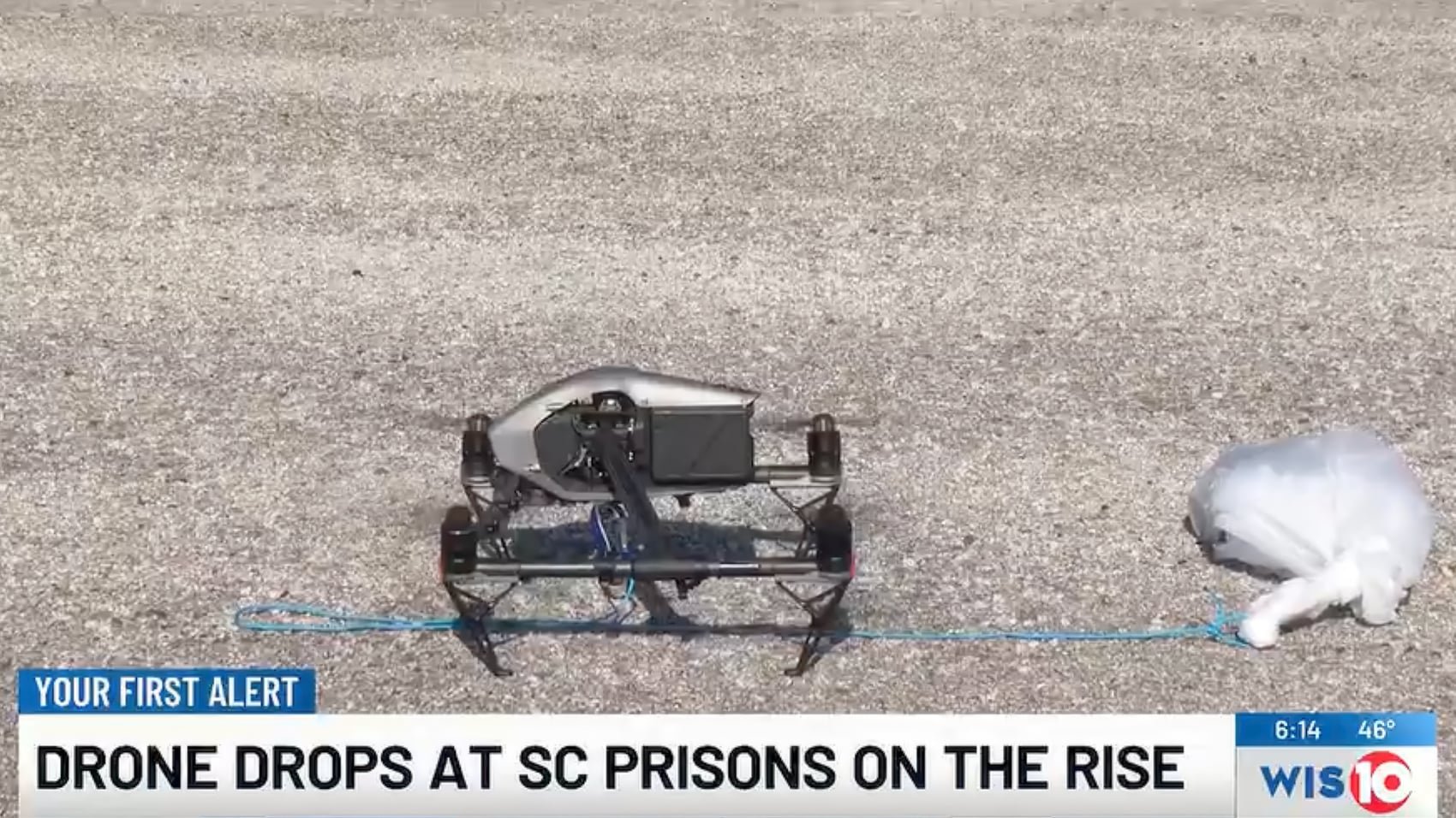 Prison Drone Drops Turn Night Skies Into Smuggling Lanes