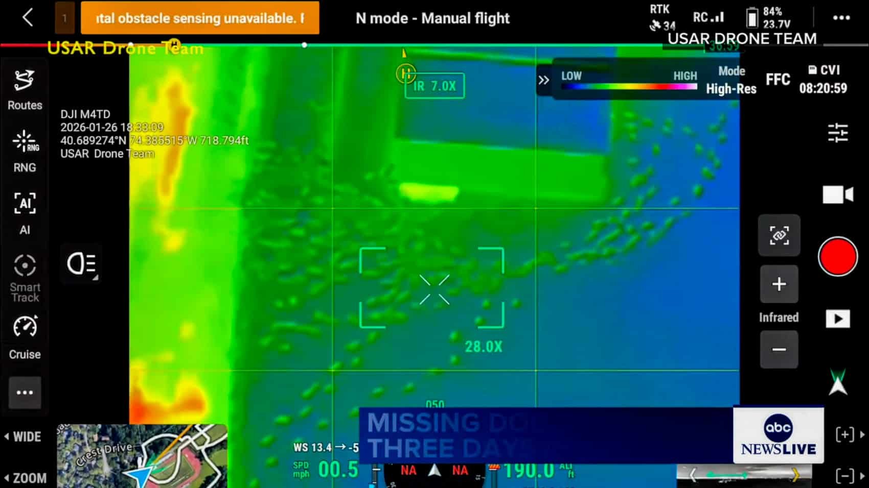 Tiny Chihuahua Survives Blizzard With Drone Help