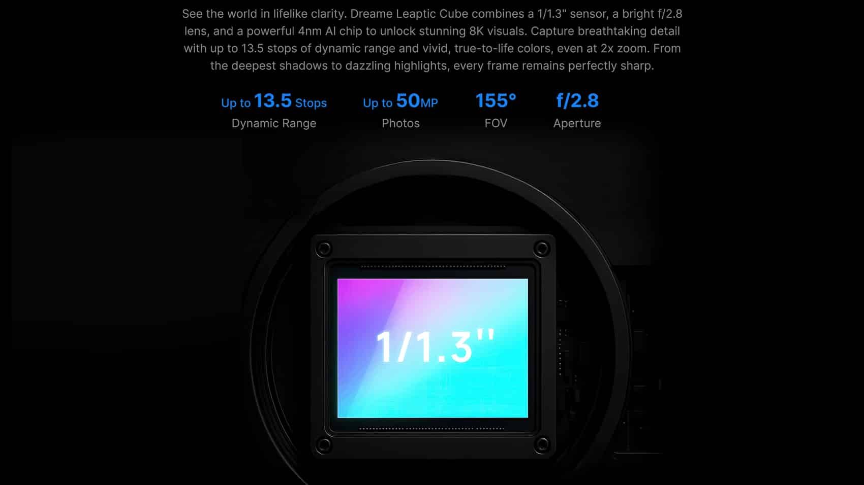 Leaptic Cube Brings 8K Madness To A Thumb-Sized Camera