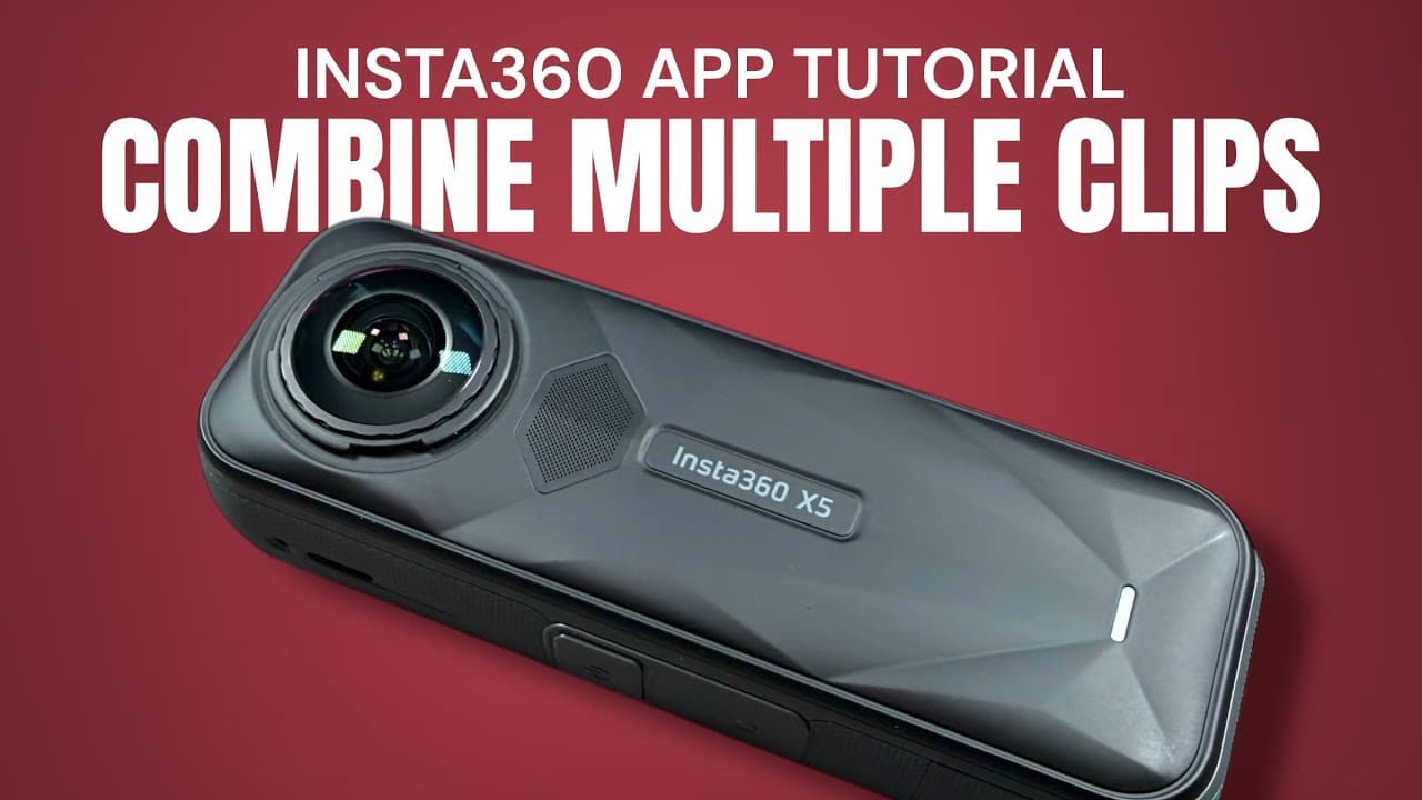 How To Combine Multiple 360 Videos In The Insta360 App Without Desktop Software
