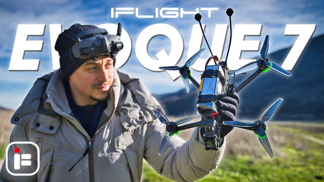 Iflight Nazgul Evoke 7 First Flight: The Nazgul 5'S Bigger Brother Handles Brutal Wind