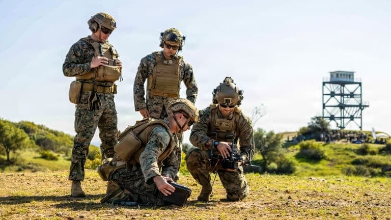 U.s. Marines Test Fiber Optic Fpv Drones At Sea