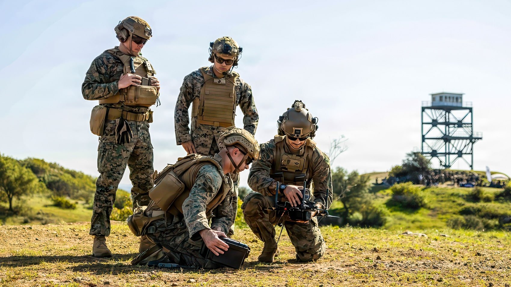 U.s. Marines Test Fiber Optic Fpv Drones At Sea