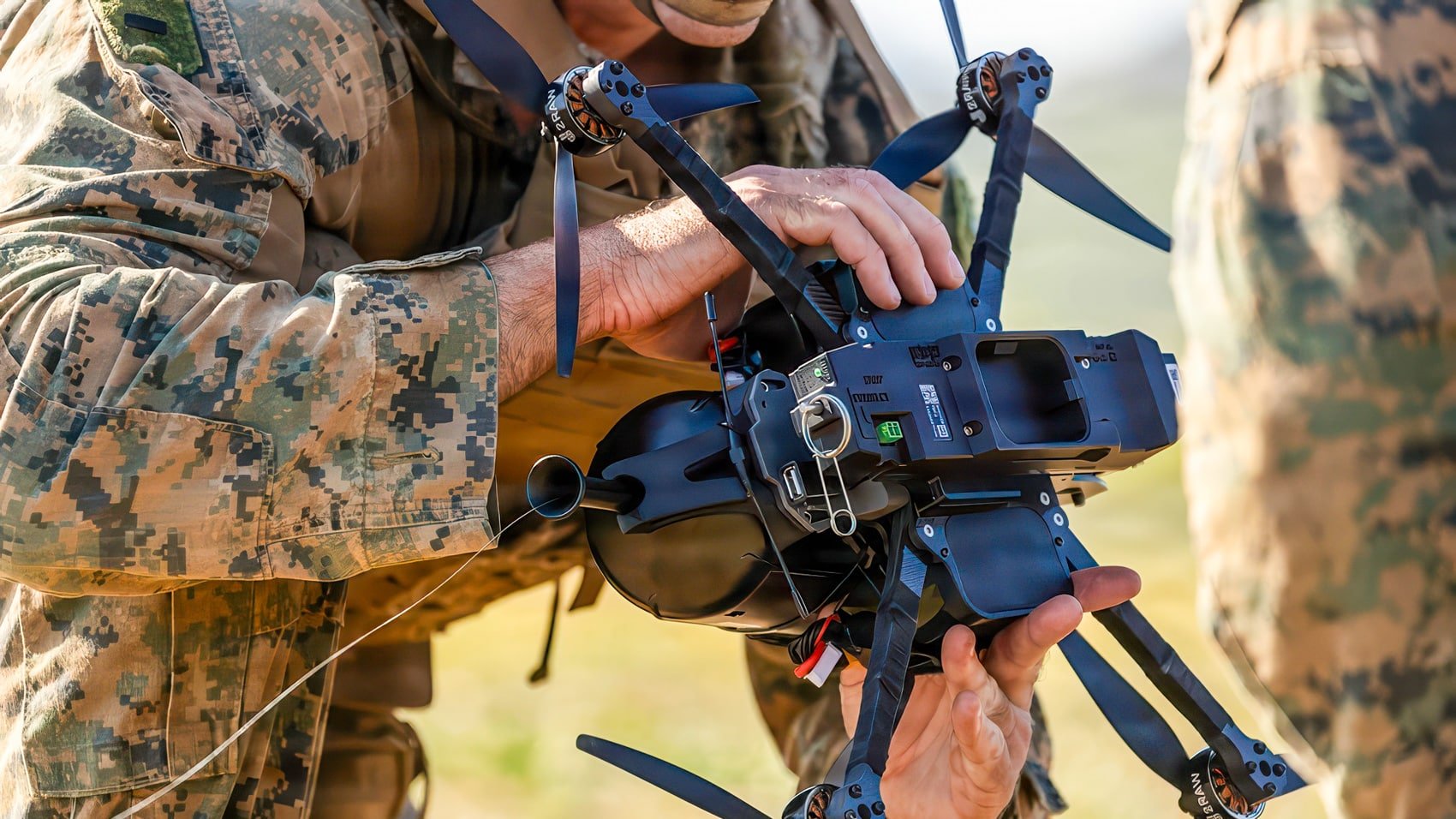 U.s. Marines Test Fiber Optic Fpv Drones At Sea
