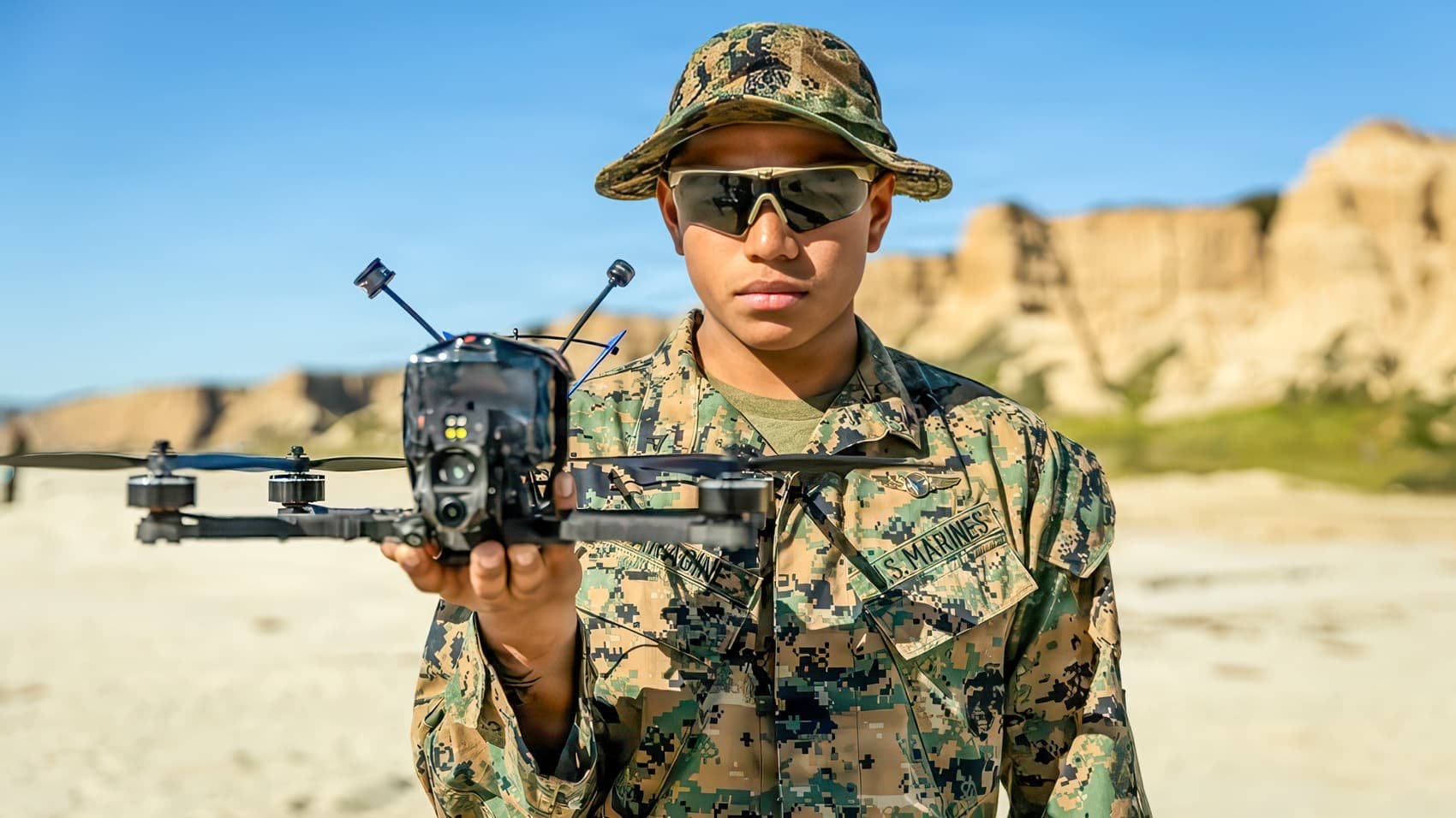 U.s. Marines Test Fiber Optic Fpv Drones At Sea