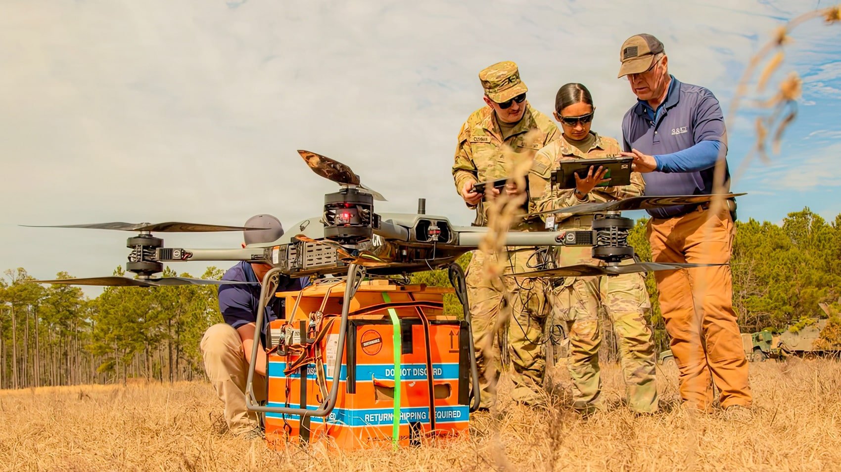 U.s. Army Tests Trv-150 Heavy Lift Drone