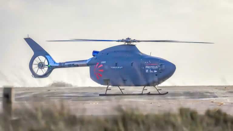 Royal Navy’s Proteus Drone Makes Helicopter History