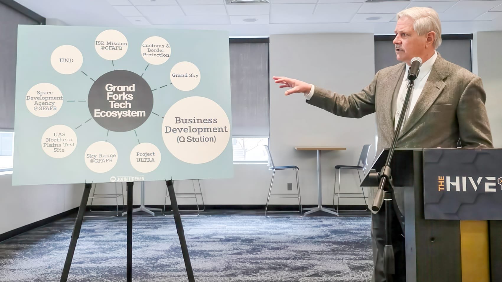 Senator John Hoeven Announces $100 Million Uas Investment In Grand Forks