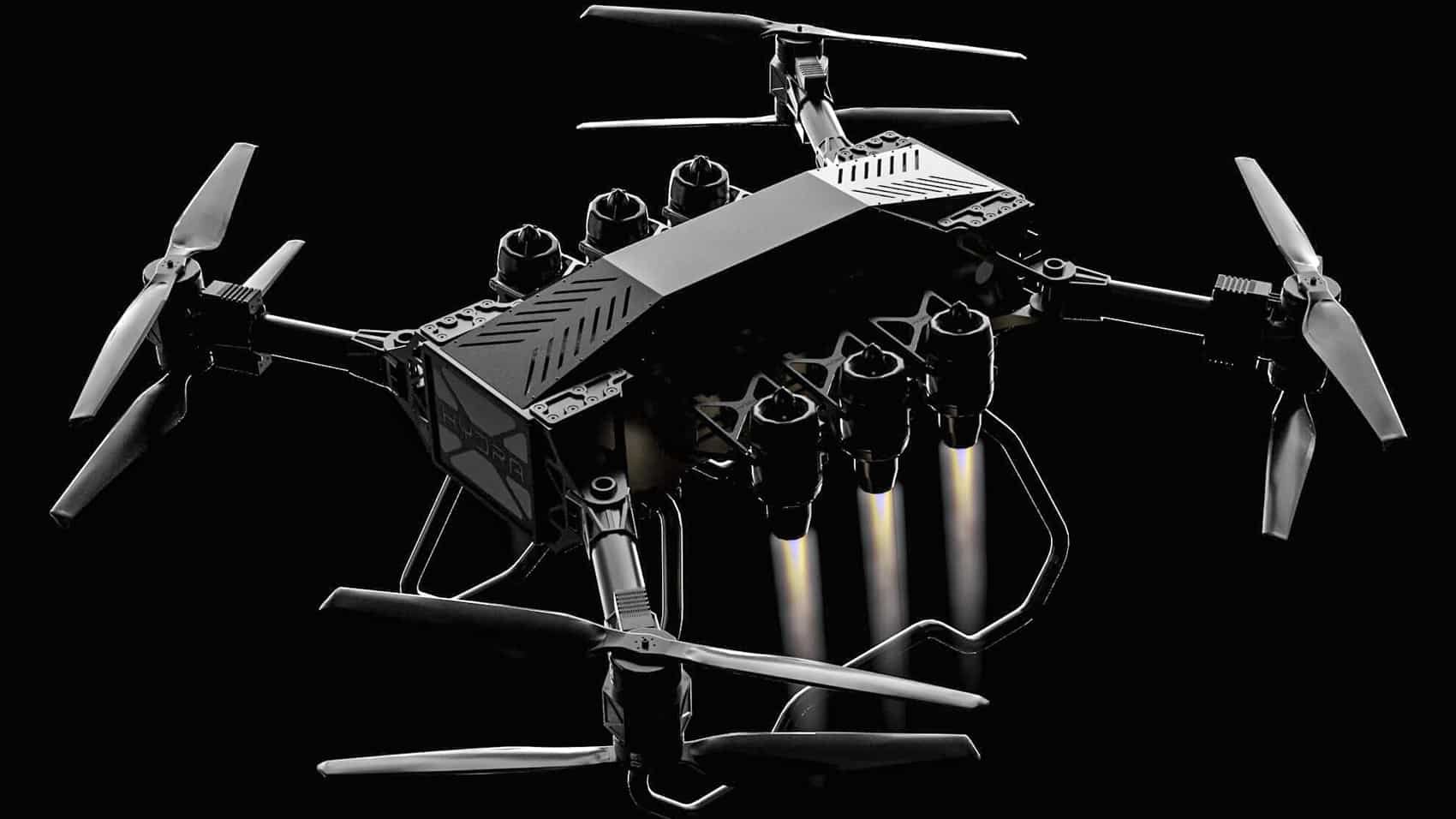 Uk Firm’s Ultra Heavy Lift Jet Powered Drone Takes Flight