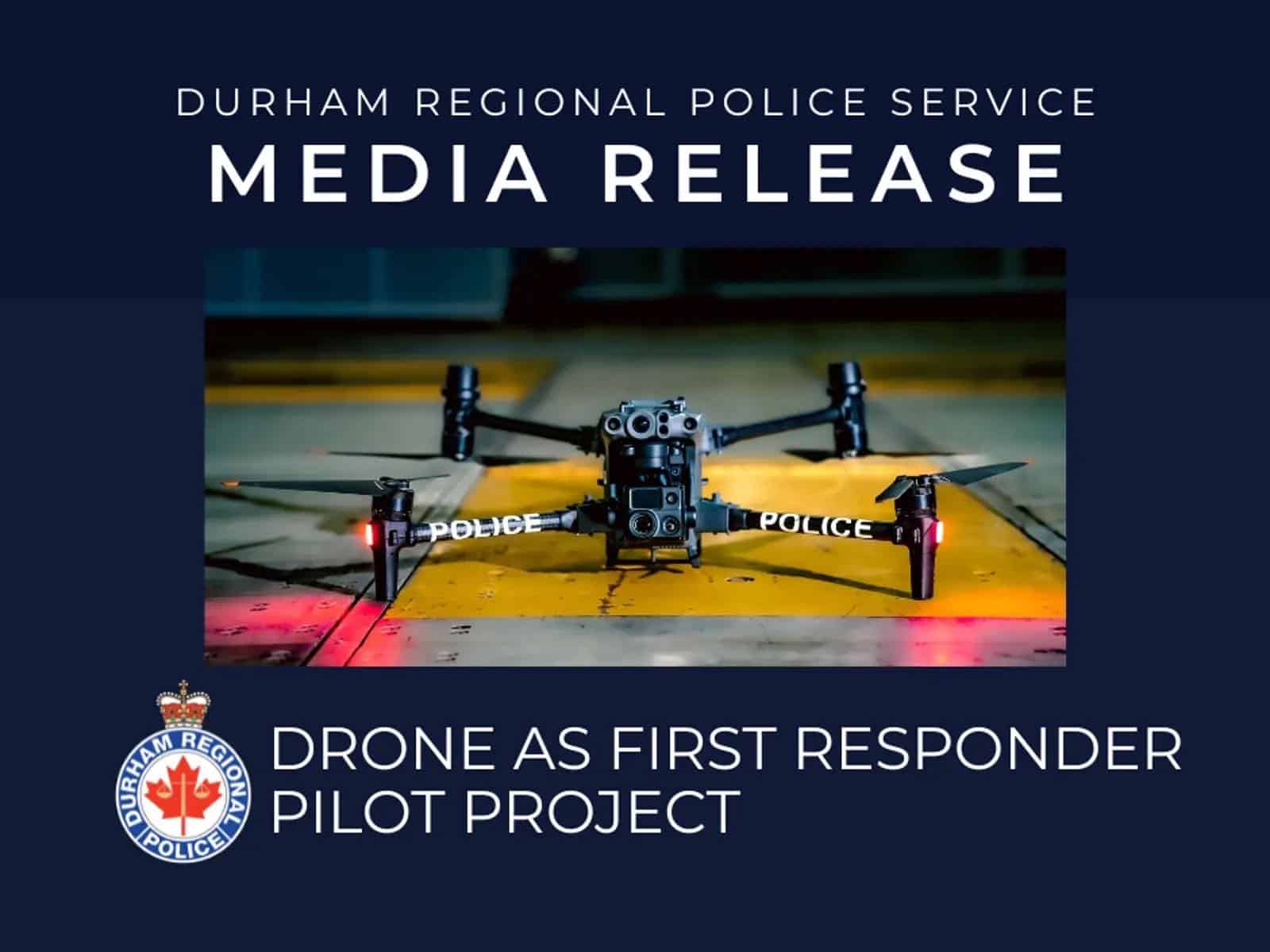 Durham Regional Police Service (Drp Dfr Pilot Project Media Release | Photo Credits: Drps