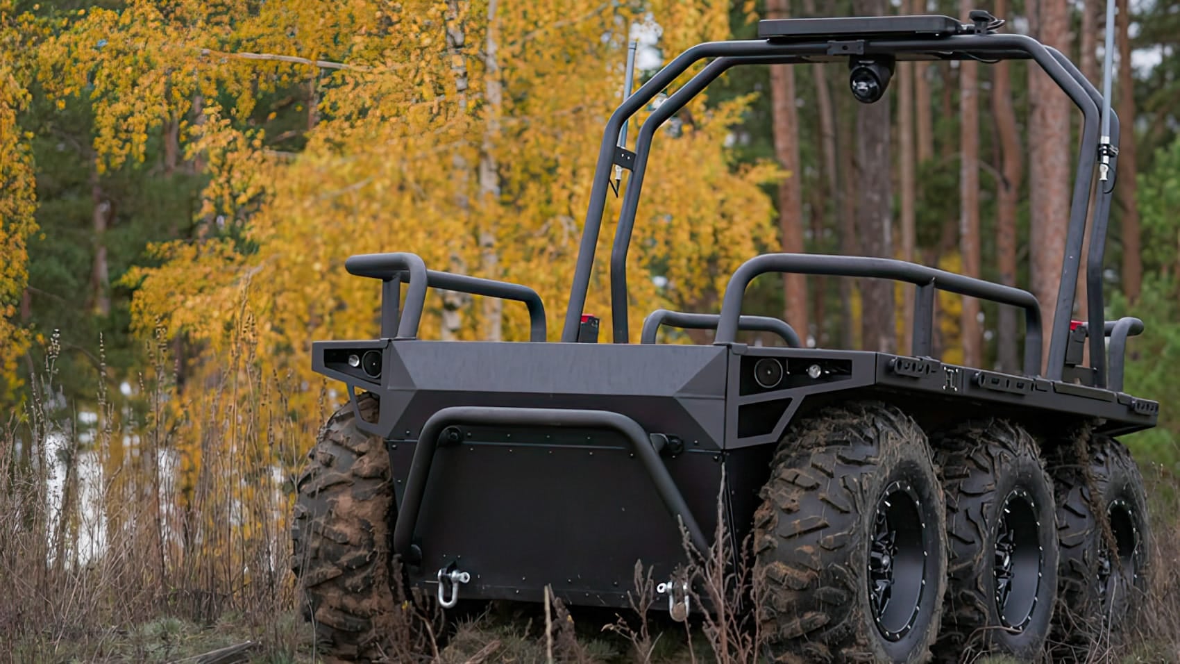 Ukraine Upgrades Ratel H With Fiber Optic Drone Launcher