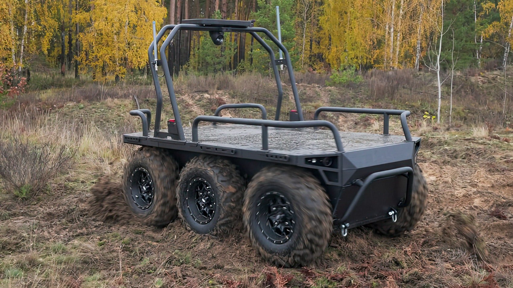 Ukraine Upgrades Ratel H With Fiber Optic Drone Launcher