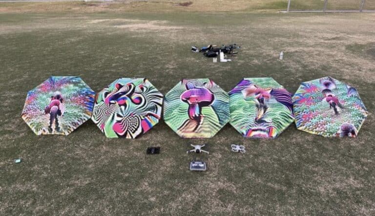 Uc Irvine'S Flytrap Attack Defeats Dji Mini 4 Pro And Hoverair X1 Autonomous Tracking With An Ordinary Umbrella