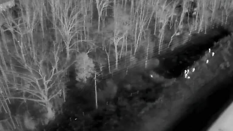 Monroe Police Drone Tracks Suspect After Pursuit