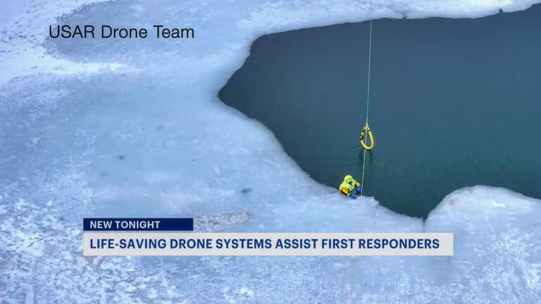 Dji Matrice 400 Delivers Ice Water Rescue In Minutes