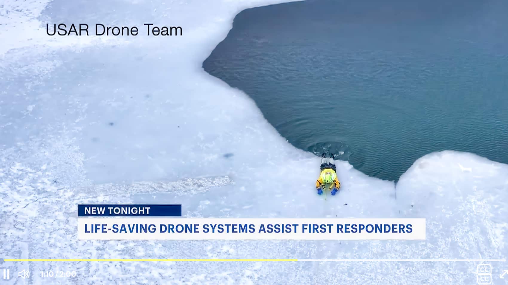 Dji Matrice 400 Delivers Ice Water Rescue In Minutes