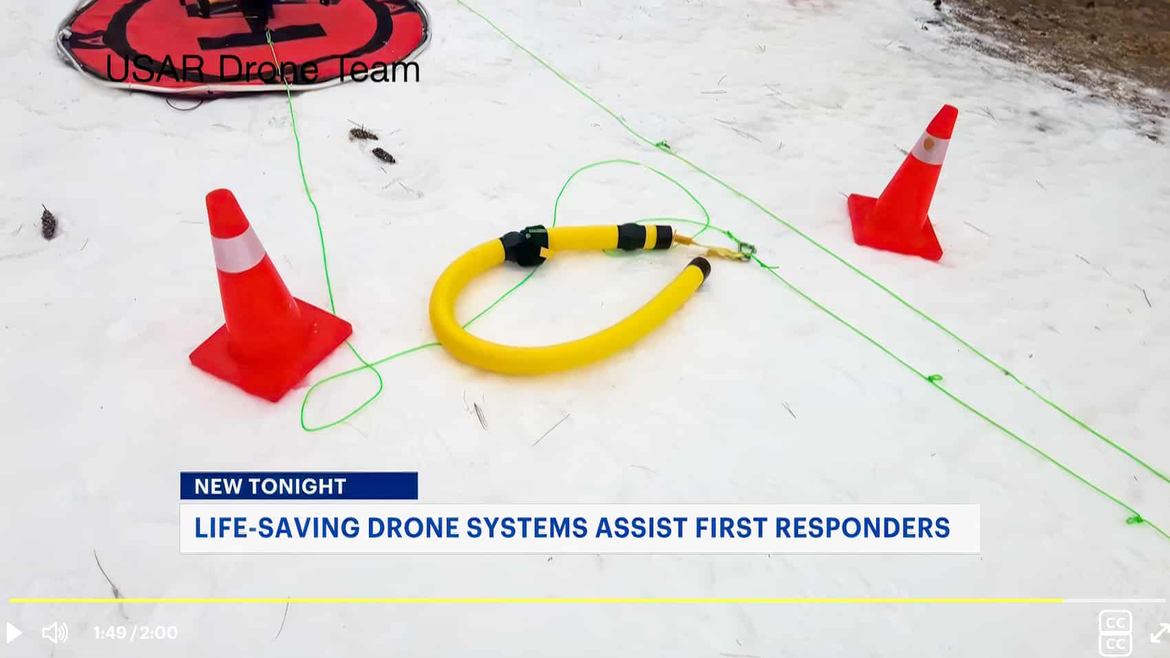 Dji Matrice 400 Delivers Ice Water Rescue In Minutes