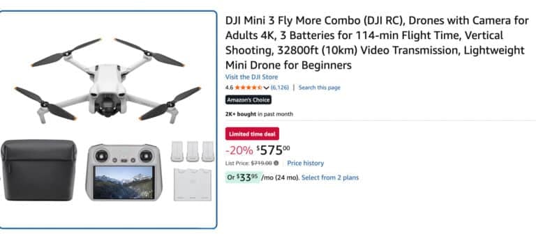 Dji Mini 3 Is The Perfect First Drone And It’s On Sale