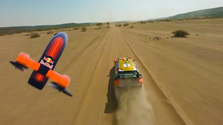 Fpv Drone Chases Wrc Rally Car Through The Desert, And The Footage Is Absolutely Wild