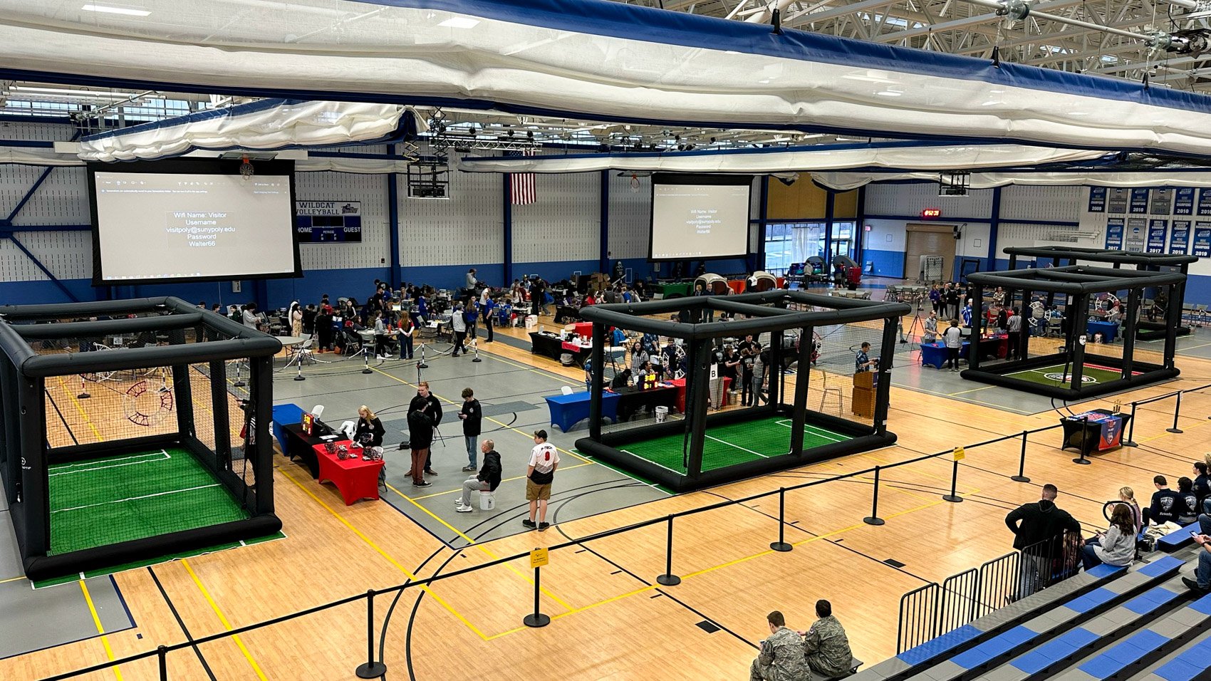 16 Teams Battle For Drone Soccer Title At Suny Poly
